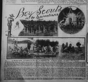 Berlin Daily Telegraph-1915-07-06-Boy Scouts in the Laurentians